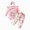 H233-Pink, variant on masbird Newborn Baby Girl Fall Winter Outfits Long Sleeve Flare Romper Pants Headband Set 3Pcs Clothes 0 3 6 9 12 18 24 Months,Pink,12-18 M
