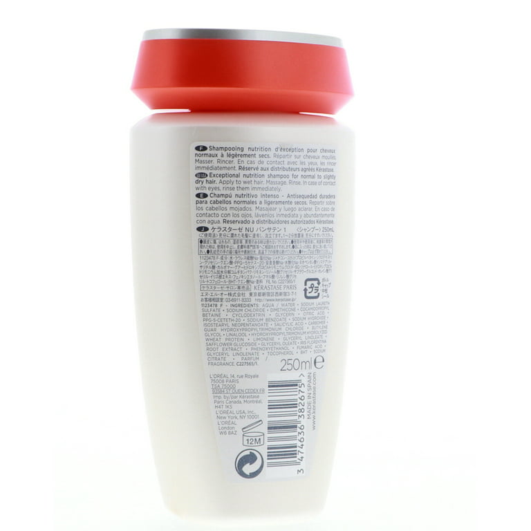 abstrakt Aftale Oversigt Kerastase Nutritive Bain Satin Nutrition 1 Shampoo 8.5 oz (Pack of 2) -  Walmart.com