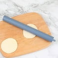 thumbnail image 5 of Rolling Pin Dough Roller for Baking with Thickened Non Stick Silicone Surface - Rolling Pin Stainless Steel Fondant Roller Pin Cookie Pastry Kitchen Accessories 10.4 X 1.05 Inches, 5 of 8