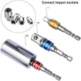 thumbnail image 3 of PinesC 3 Piece Socket Adapter [1/4", 1/2", 3/8"] Hex Socket Wrench Adapter., 3 of 5