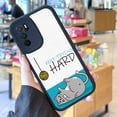 thumbnail image 2 of Moderno y protector: divertidas ilustraciones de dibujos animados en una funda plateada mate de doble capa para iPhone 15 Pro Max 14 13 12 Pro 11: ¡ideal para usuarios de teléfonos a la moda!, 2 of 4