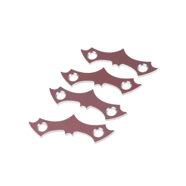 4 Pcs Joint de Protection en Alliage d'Aluminium pour Planche à Roulettes, Joint de Protection Longboard, Pièce Longboard Or Rose