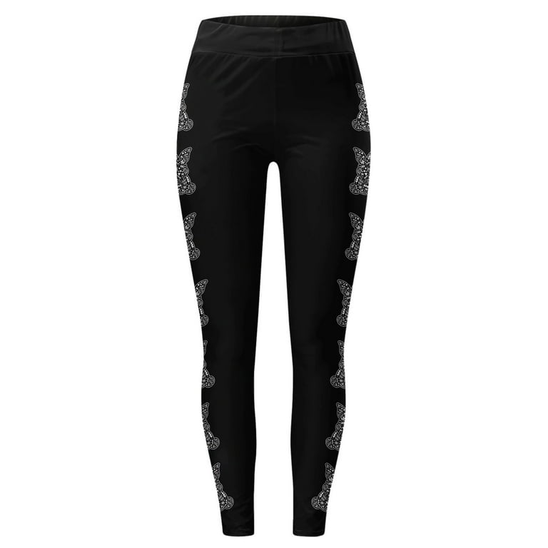 Upioiwer Lularoe Leggings Petite Leggings For Short Women 5 Ft Workout Leggings With Pockets Leggings For Women Comfortable Workout Out Leggings Easter Print Color Block Pants Soft Stretchy Leggings E...