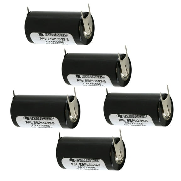 5pc 3V Lithium CPU PLC Computer Backup Batteries Replace Duracell DL-2/3A