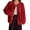 Red, variant on Soft Button Down Knit Sweater Cardigan Cozy Loose Fit Casual Long Sleeve Pullover Top Outerwear For Daily Wear Color White Size XL