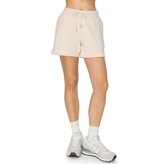 Cali1850 Women's Premium Cloud Fleece Sweatshorts Drawstring Elastic Waist Soft Cozy Casual Shorts