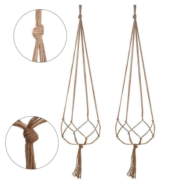 Wosthever Paquete de 4 soportes para cestas de flores, desmontables, reutilizables, para interior y exterior, balcón, jardín, Patio, colgador Jardín y Patio Tipo 1
