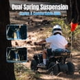 thumbnail image 5 of 40 cc Trail Blazer Ride-On Buggy,4 Stroke Dual-Speed Off-road 4-Wheeler, Key-Lock Safe & 10-15mph, Front & Rear Shocks and Knobby Tires for Grass, Dirt and Gravel,FLAG, 5 of 9
