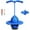 Blue, variant on Balance Jumping Ball with Handle & Pump, Pogo Jump Ball Balance Board for Kids Adults, Anti-Slip Deck for Indoor Outdoor Fun & Fitness