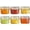 4oz*6, variant on 4oz Glass Spice Jars with Airtight Lids (Set of 6), Small Wire Clamp Mason Jars for Herbs, Honey, Jam & DIY Wedding Favors, 120ml Mini Glass Canisters for Pantry & Kitchen Organization
