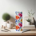 thumbnail image 3 of Watercolor Flower 20 oz Skinny Tumbler Stainless Steel Slim Insulated Tumblers Straight Tumbler Cups Coffee Mug Thermal Travel Cup with Lid, Plant Lover Birthday Gifts for Women Bestie Water Glasses, 3 of 7