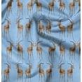 thumbnail image 1 of Soimoi Rayon Fabric Deer Animal Fabric Prints by Yard 42 Inch Wide, 1 of 5