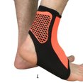 thumbnail image 3 of Langgg Boodun Manchon de Compression Sportif pour Femmes et Hommes pour Course Randonnée Orange G, 3 of 6