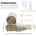thumbnail image 3 of Bombilla LED iBrightstar 912 921, luz de respaldo, 6000 K, blanca (paquete de 2), 3 of 6