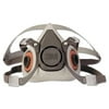 Half Facepiece Respirator 6000 Series, Small, Resist Gases, Vapors, Particulates, Adjustable Strap, Tpe | 1 Each