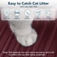 thumbnail image 5 of Alfombrilla de arena para gatos UPSKY, grande, 79 x 61 cm, impermeable, suave, EVA, 5 of 7