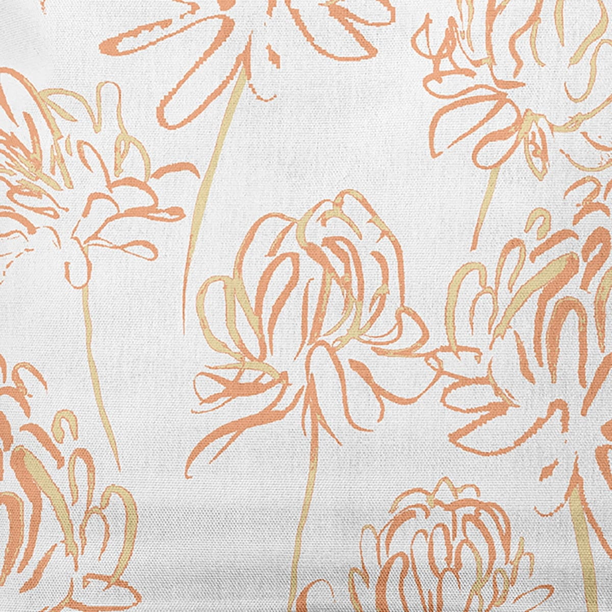 Simply Daisy Blossom Bouquet Outdoor Pillow, Green/White, 14 in x 20 in