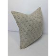 thumbnail image 2 of Fabdivine Thick Linen Hand Block Print Contemporary Throw Cushion Cover , 20"X20", Gray, 2 of 5