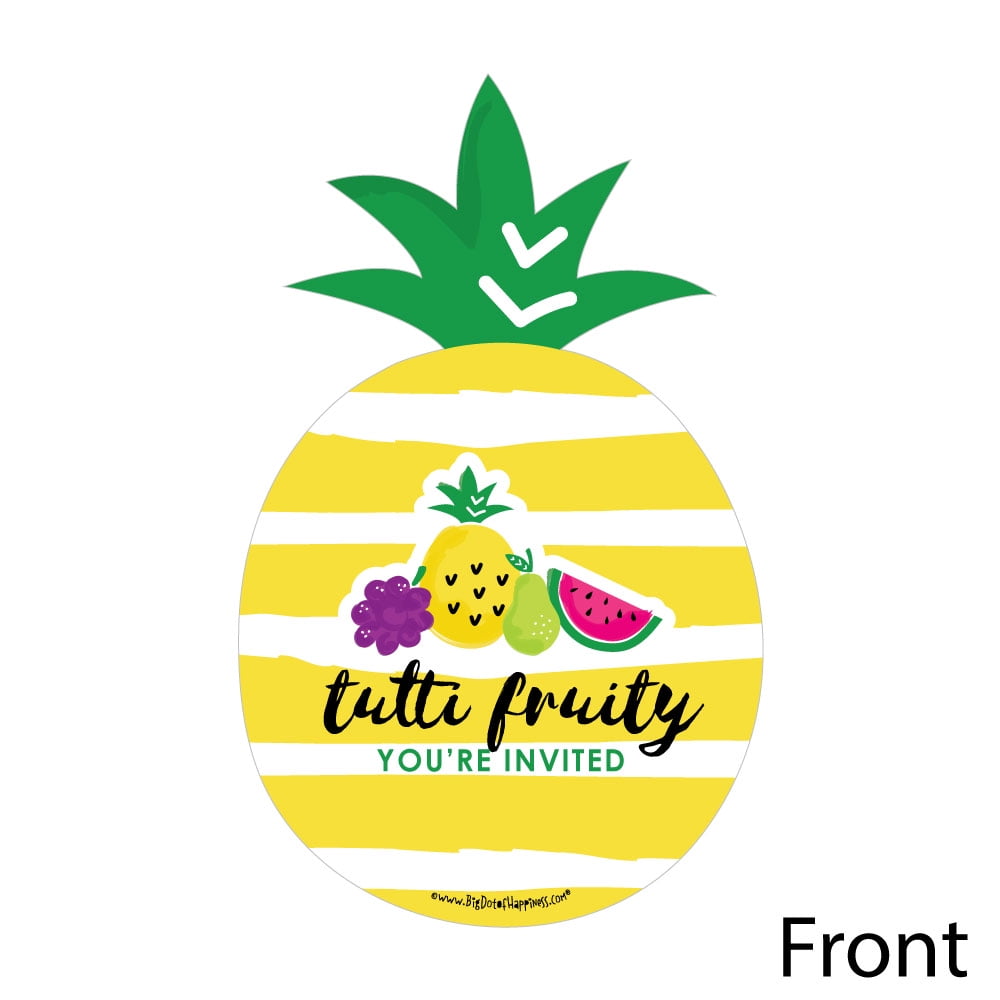 Big Dot Of Happiness Tutti Fruity - Diy Party Supplies - Frutti Summer Baby  Shower Or Birthday Party Diy Wrapper Favors & Decorations - Set Of 15 :  Target