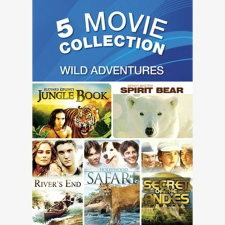 5-Movie Collection: Wild Adventures - The Jungle Book / Simon And The Spirit Bear / River's End / Hollywood Safari / Secret Of The Andes