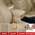 thumbnail image 2 of KBH Leather Center Console Lid Armrest Cover for 2009-2014 Acura TSX Accessories, Car Arm Rest Covering Replacement Skin Upholstery, Beige, 2 of 6