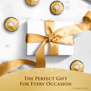 Ferrero Rocher Gourmet Hazelnut Milk Chocolate Gift Box, 42 Individually Wrapped Chocolates, 18.5 oz