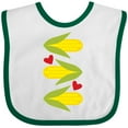 thumbnail image 3 of Inktastic Corn Lover Corn on the Cob Boys or Girls Baby Bib, 3 of 4