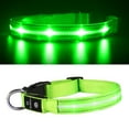 MASBRILL Glowing LED Dog Collar, Night Walking Light Dog Collar