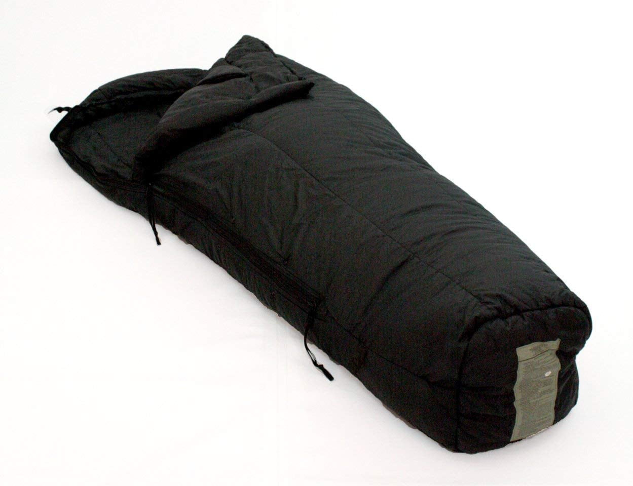 Black US Military Genuine Issue Intermediate Cold weather Sleeping Bag Used 