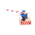 thumbnail image 2 of 1pc Wooden Traffic Roadblock Railing Toy Movable Traffic Barrier Imitating Traffic Police Working Scene Toy Solid Beech Model Toy with a Simulation Traffic Police Doll, 2 of 8