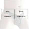 thumbnail image 2 of Taqqpue Men's Underwear Thong Briefs Sexy Low Rise G-String Briefs, Breathable & Stretchable T-Back Lingerie 3D Support Pouch Underpants, 2 of 7