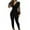 Black, variant on Womens Mesh Long Sleeve Jumpsuit Pants for Cocktail Party Club V Neck Sequin Rhinestone Elegant Romper