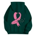 thumbnail image 7 of YEJIMAN Sweatshirt for Women Breast Cancer Awareness Hoodies Ribbon Graphic Full Zip Up Oversized Fleece Jackets Clothes Zip Up Hoodie, 7 of 7