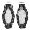 thumbnail image 5 of Yuyamidu Gray Camouflage UTV Seat Cover Camo UTV Bench Seat Cover Universal for Kawasaki Mule 4000 4010 4x4 Comfortable Breathable Cushion Covers with Elastic Edge, 5 of 7