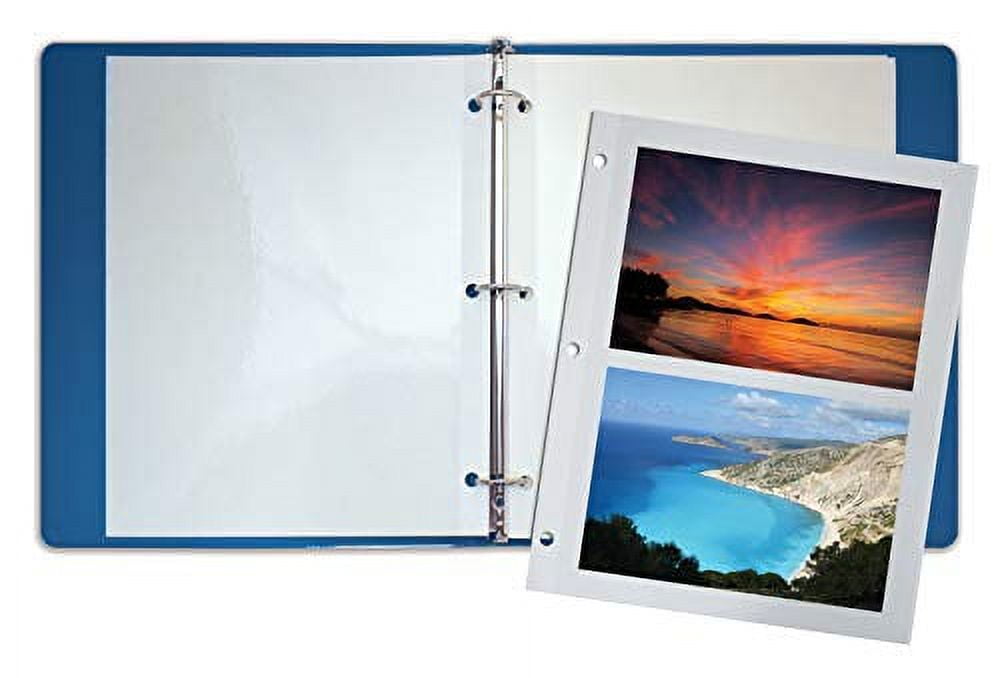 Photo Album Refill Pages 40 Pack A5 Binder Index Card Sleeve Pages - 160  Pockets Total, Ultra-Clear Side Loading Protectors For Photos, Cards & Seed  Packets Photo Card Binder