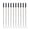 Black, variant on 10Pcs 1.0mm Point Pen Refills Ball Points Refill Metal Ballpoint Pens Refills Replaceable Inks Pen Refill Set for Pens