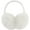 White, variant on Women Winter Earmuffs Girl Ski Adjustable Ear Covers for Warmer Outdoor Earmuff Fleece Lining
