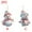 B+C, variant on Farmhouse Christmas Tree Ornaments, Xmas Snowman Decorations Holiday Ornament, Personalized Christmas Decorations(1PCS)
