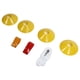 thumbnail image 5 of 10 cinturones, 30 banderas rojas y amarillas, 4 conos para un juego óptimo Kit de fútbol bandera para 10 jugadores, 5 of 8