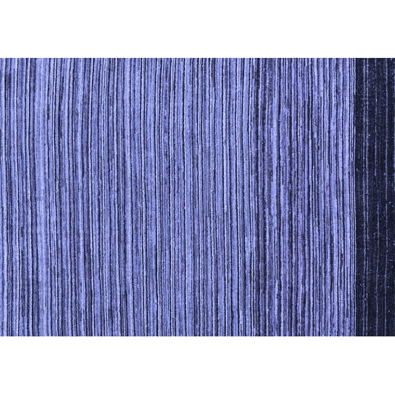 Ahgly Company Indoor Rectangle Oriental Blue Modern Area Rugs, 3' x 5'