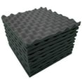 thumbnail image 1 of 10Pcs Acoustic Foam Panel Sound Stop Absorption Sponge Studio KTV Soundproof HU1366, 1 of 3