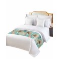 thumbnail image 2 of Xipuska Boho Coastal Beach Bed Runners for Queen Size Bed, Decorative Bed Throws for Foot of Bed, Tropical Ocean Coconut Flower Plant Bed Runner Sofa Throw Bedding Scarf Slipcover for Bedroom, 2 of 6