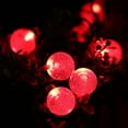 thumbnail image 4 of Somnr LED Christmas Lights Solar String Lights,19.7ft 30LED Waterproof Outdoor Globe Fairy Lighting for Indoor Outdoor,Home,Patio,Lawn,Garden,Wedding,Party Decorations (Red), 4 of 8