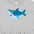 thumbnail image 4 of Inktastic Cute Shark, Little Shark, Blue Shark, Sea Animal Girls Toddler Dress, 4 of 5