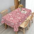 thumbnail image 6 of Rectangle Table Cloth, Waterproof Heavy Duty Vinyl Tablecloths, Wipeable Washable Table Cover Floral Rustic Seasonal Table Cover for Party Picnic Dinner Decor (Boho, 60" X 120"), 6 of 7