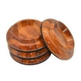 thumbnail image 2 of yuksok 4 Coupelles de Roulettes de Piano Durables Protection Tapis Pied de Piano en Bois, 2 of 9
