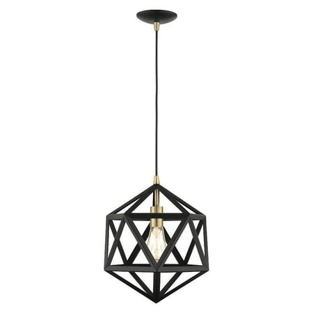

1 Light Pendant in Geometric Style 13 inches Wide By 21 inches High Bailey Street Home 218-Bel-4362986