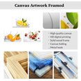thumbnail image 5 of ZHONGYUTONG 3 Piece Kitchen Wall Art Fruit in Water Canvas Fresh Orange Lemon Strawberry Pictures Print Colorful Food Artwork for Canteen Restaurant Framed (16.00" x 24.00" x 3PCS), 5 of 5