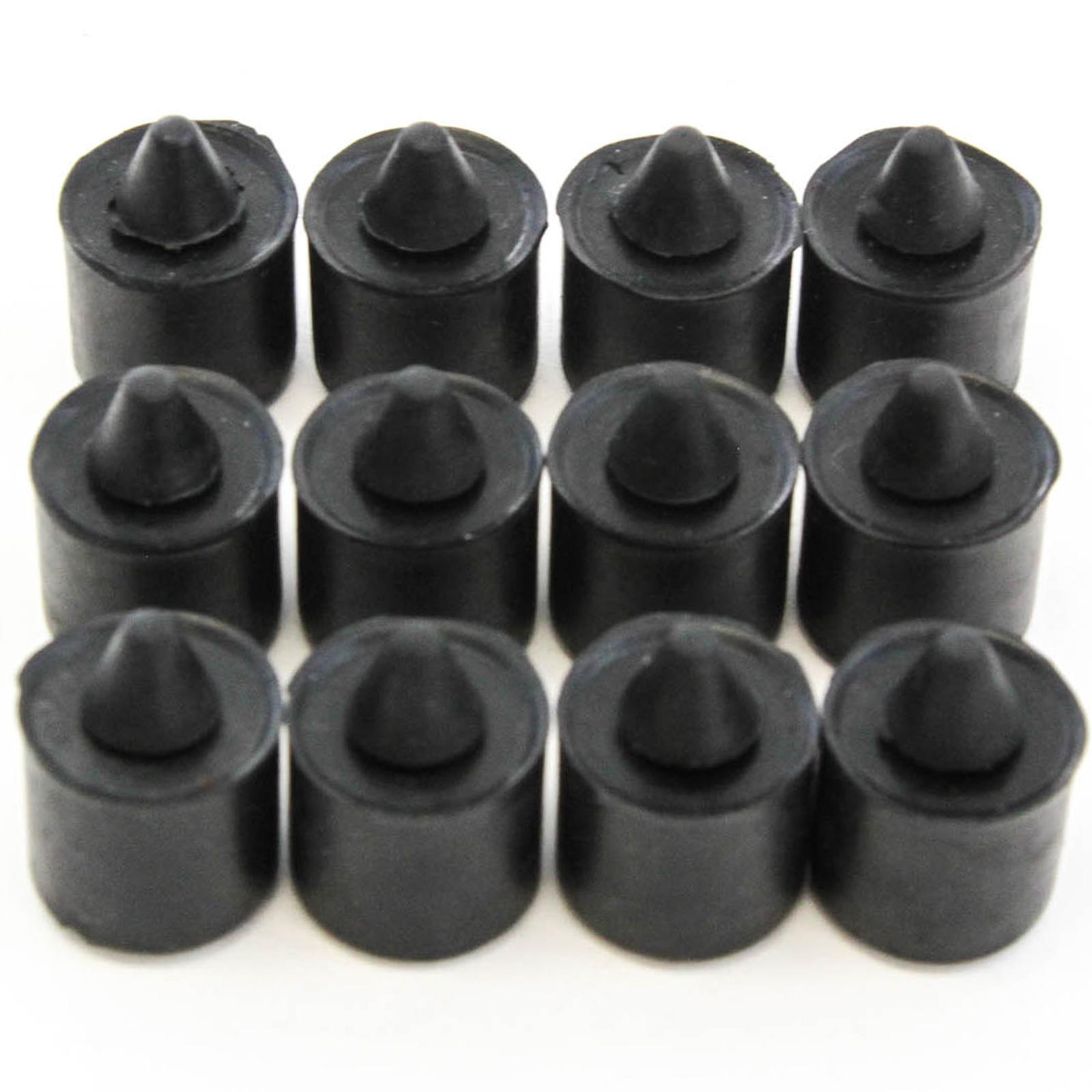 Red Hound Auto 12 Exterior Rubber Bumpers Compatible with Ford Ranger