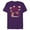 Purple, variant on Disney and Pixar’s Up Carl and Ellie The Sky’s the Limit - Short Sleeve Blended T-Shirt for Adults - Customized-Ocean Blue